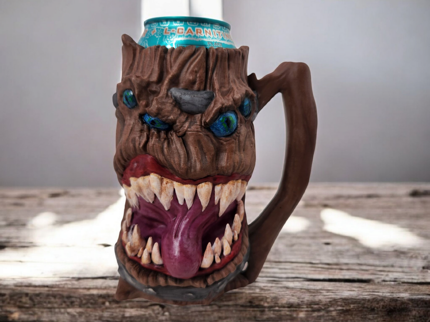 Monster mug soda/pop holder