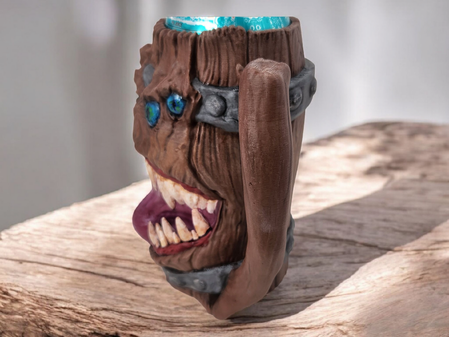 Monster mug soda/pop holder