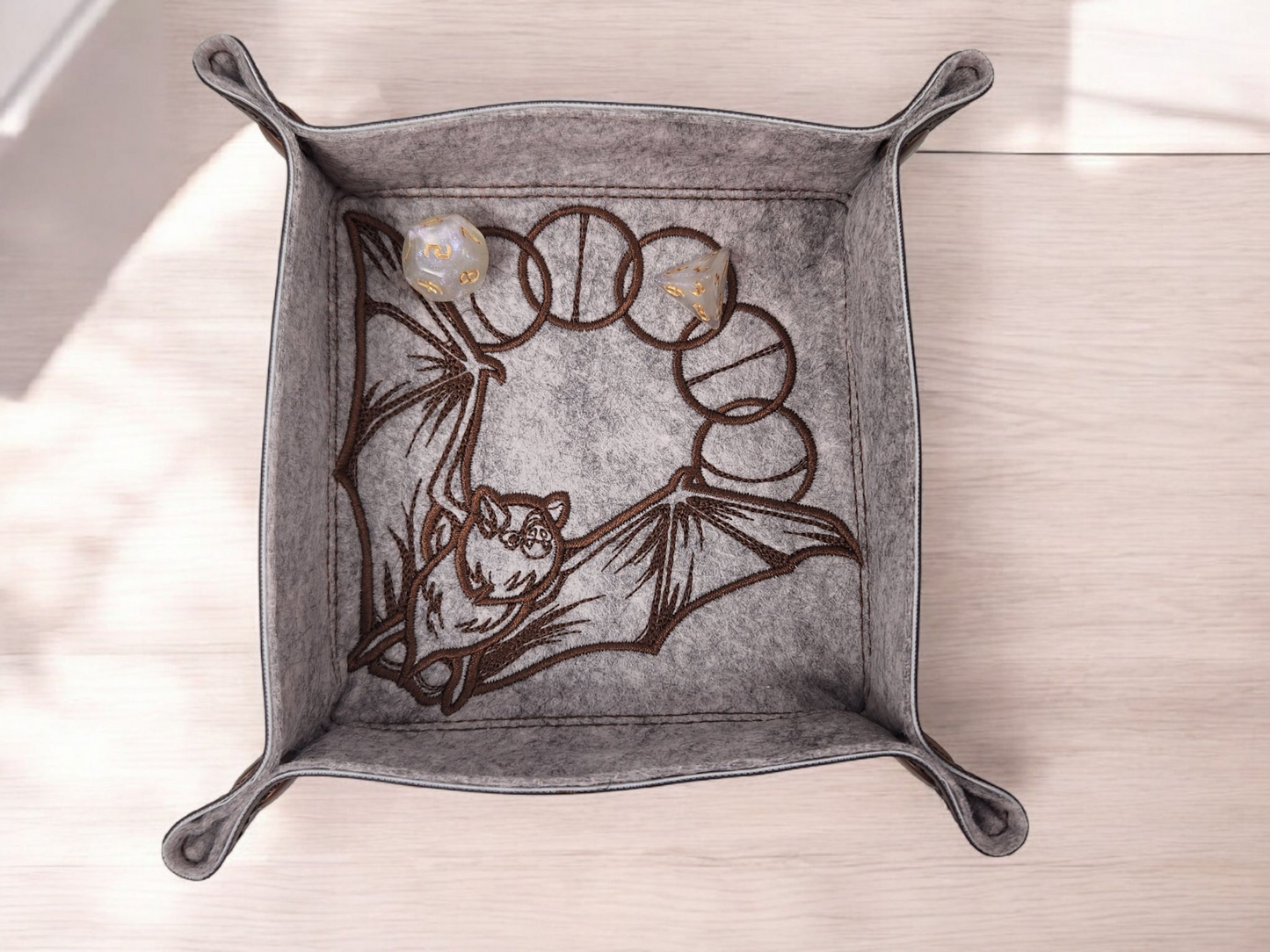 Lunar bat dice tray