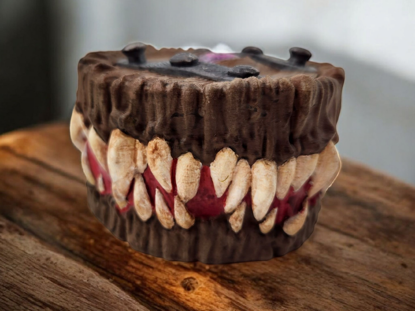 Monster dice container