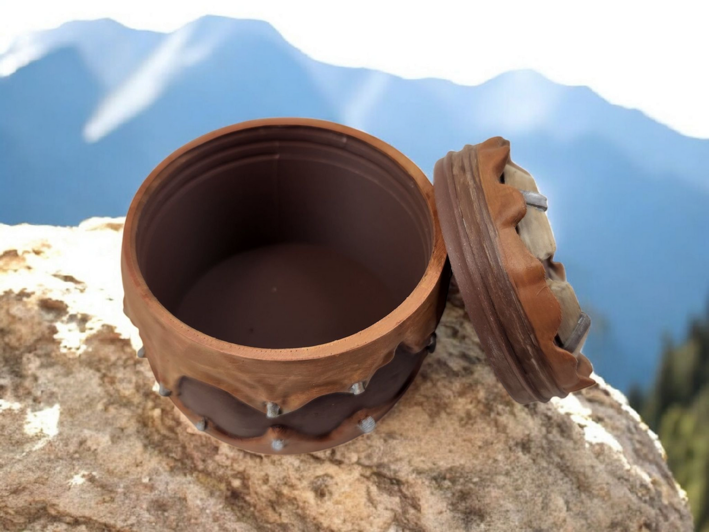 Barbarian dice container