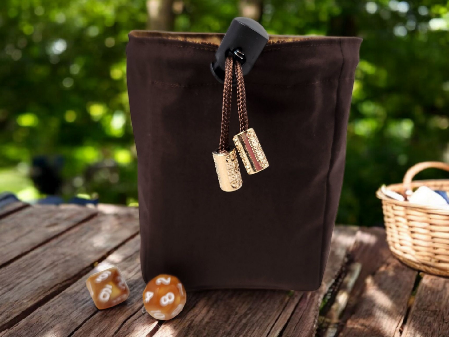 Campfire dice bag