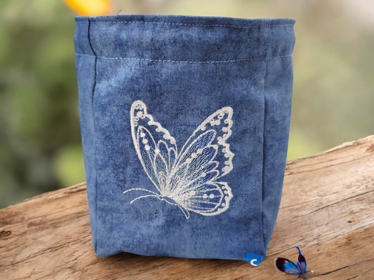 Handmade Butterfly Dice Bag - Perfect for Game Night
