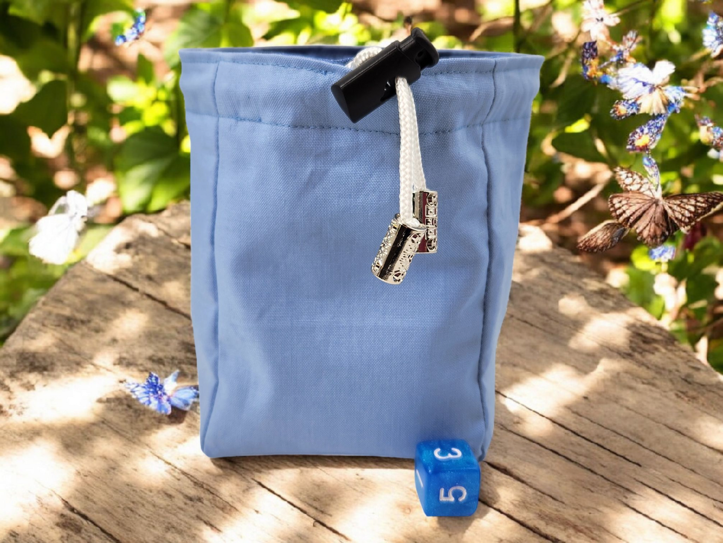 Butterfly dice bag