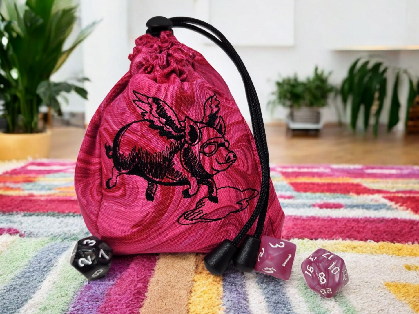 When Pigs Fly Dice Bag