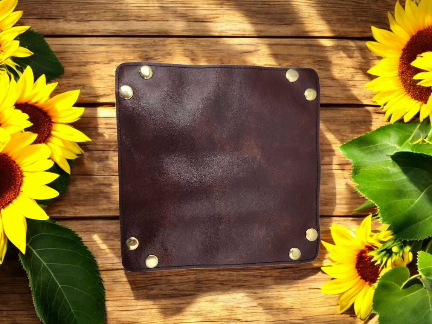 Decorative Sunflower dice tray
