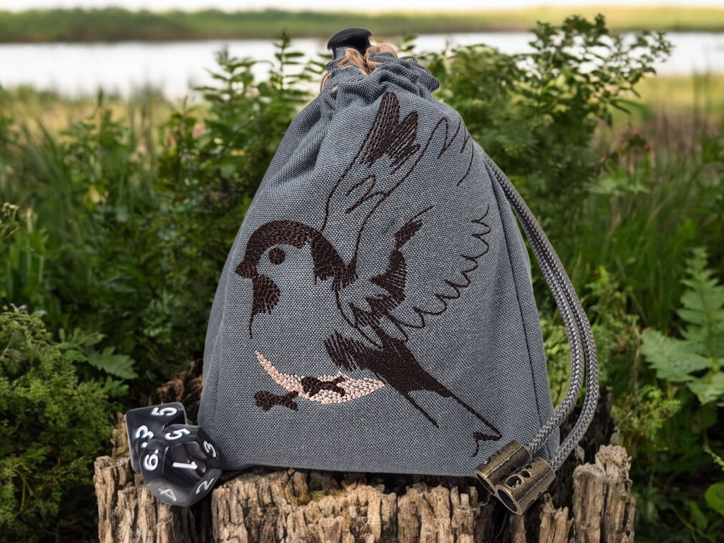 Chickadee Dice Bag