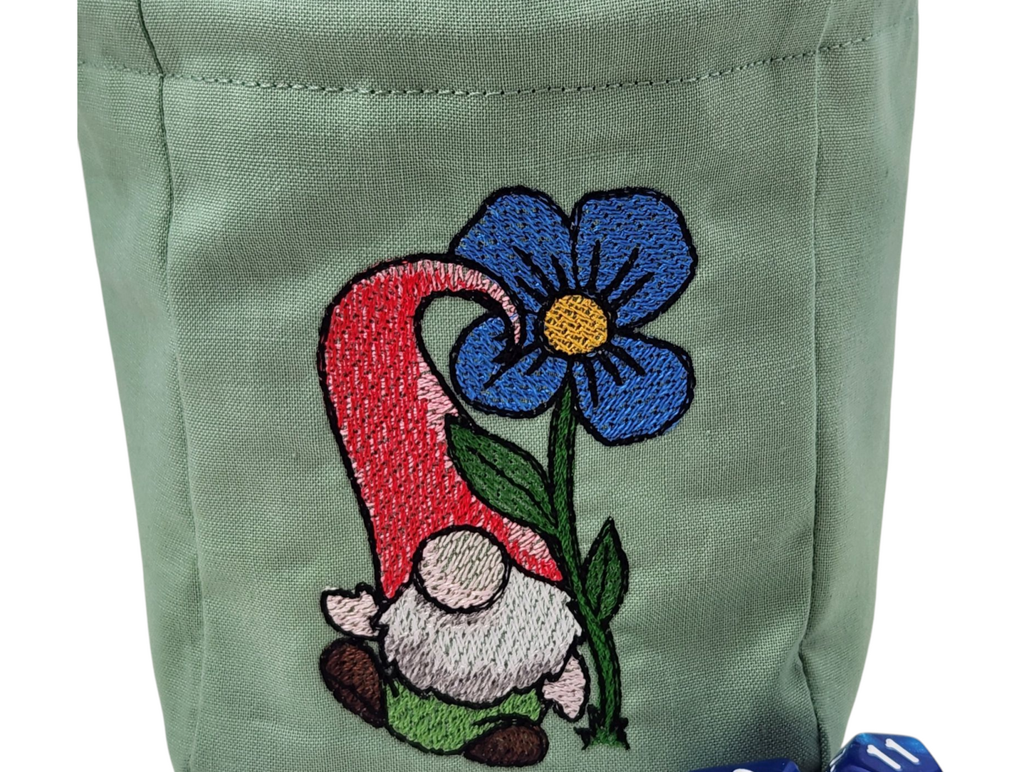 Happy gnome dice bag