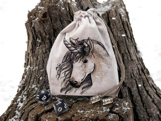 Extra-Large Unicorn Dice Bag for Your Collection