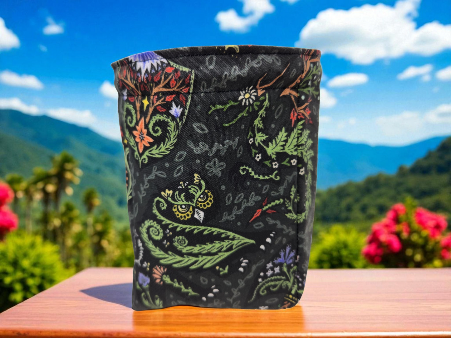 Fantasy themed folk art style Extra Large Dice Bag