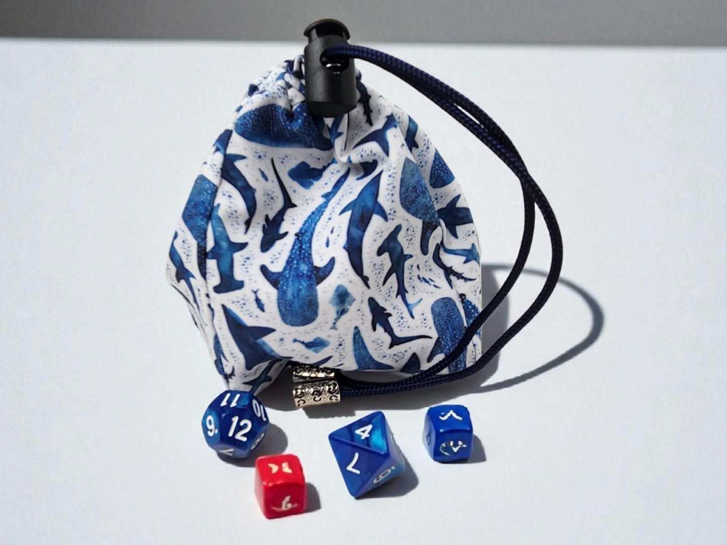 Shark gift set, dice tray and dice bag