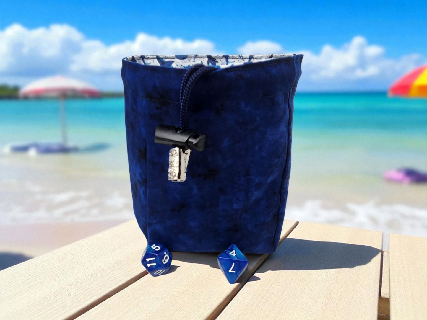 Shark gift set, dice tray and dice bag