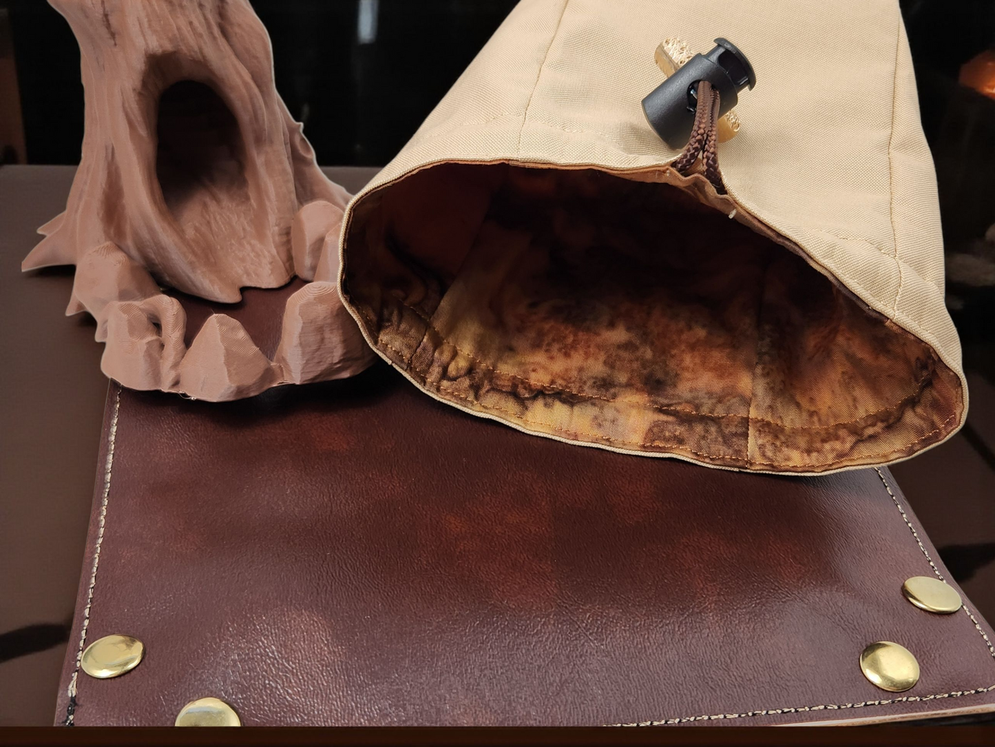 Creepy tree gift set, dice tower, dice bag and dice tray
