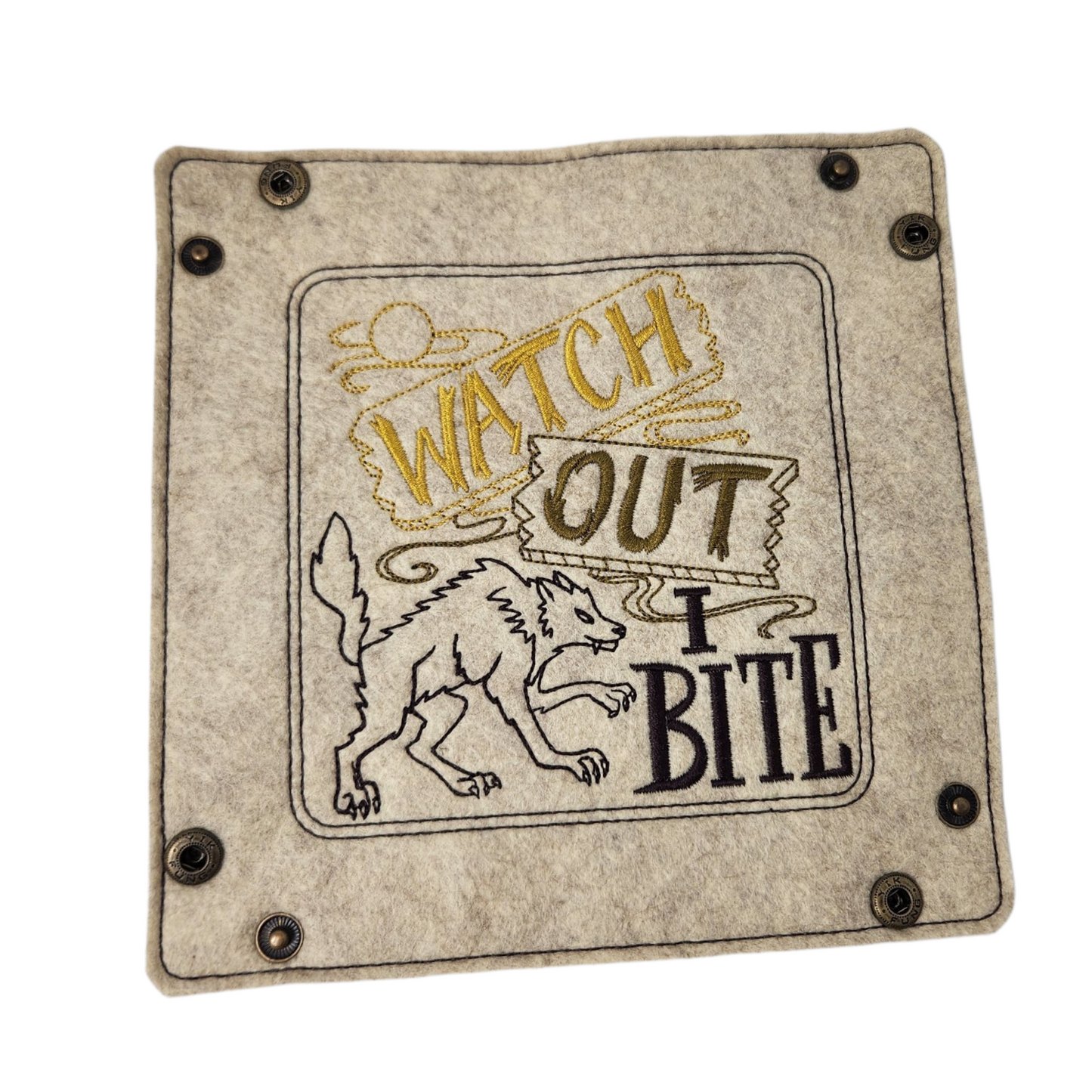 Scary Wolf Dice Tray - Your Gaming Companion