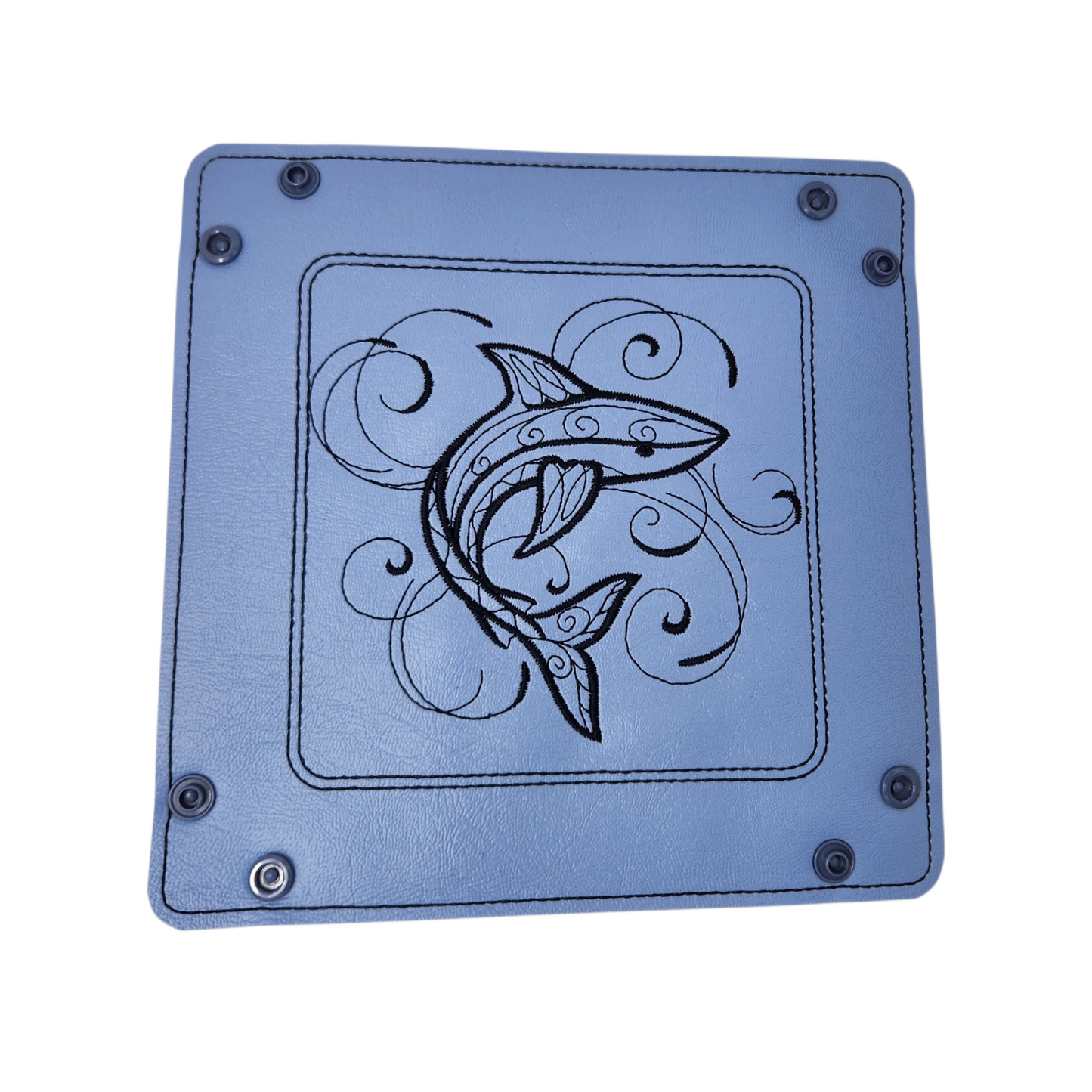 Swimming shark design dice tray