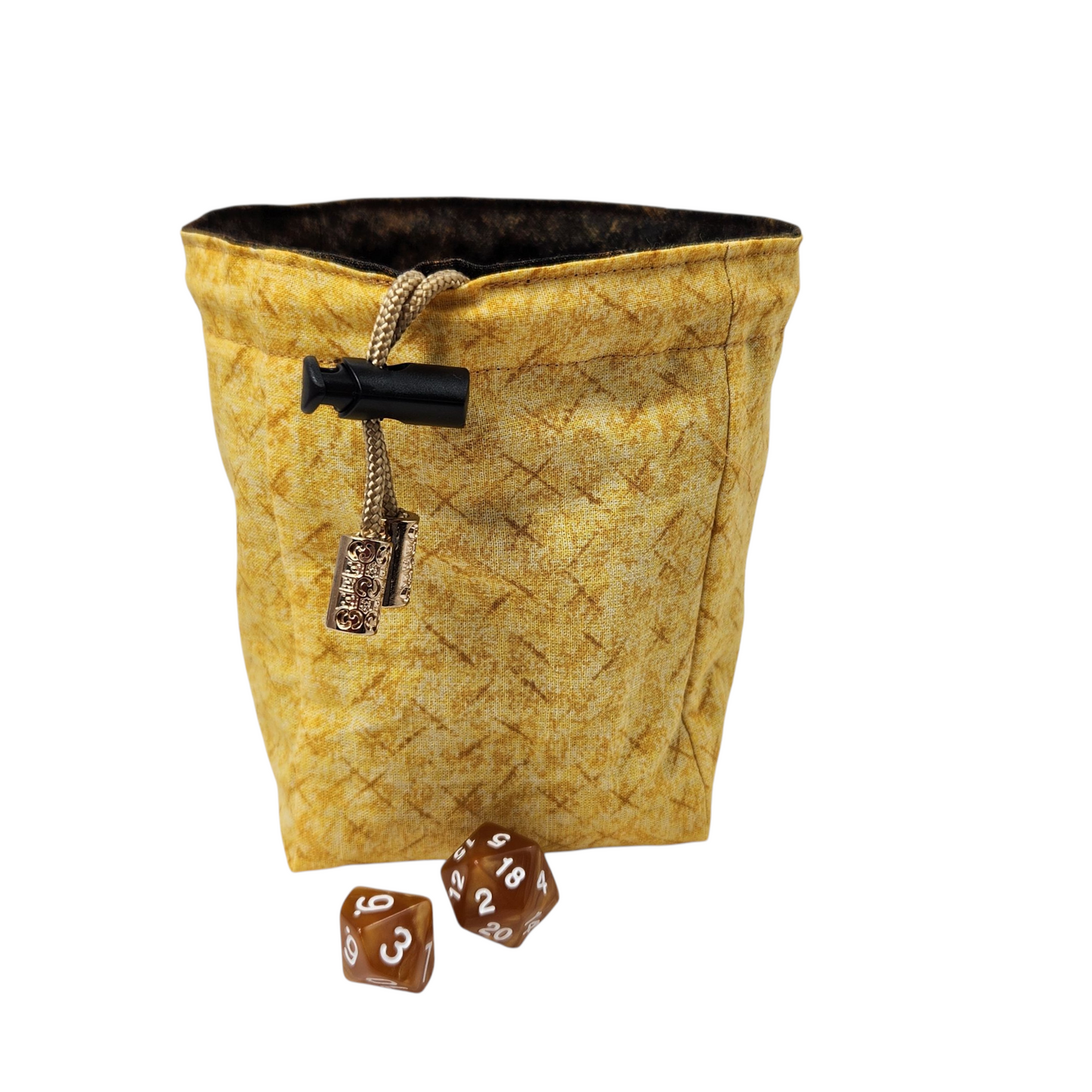 Goldfinch Dice Bag for Tabletop Gamers