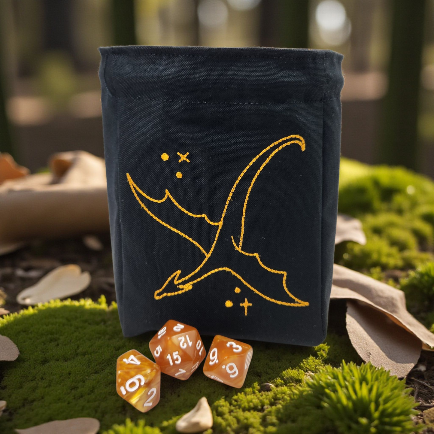 Celestial dragon dice bag
