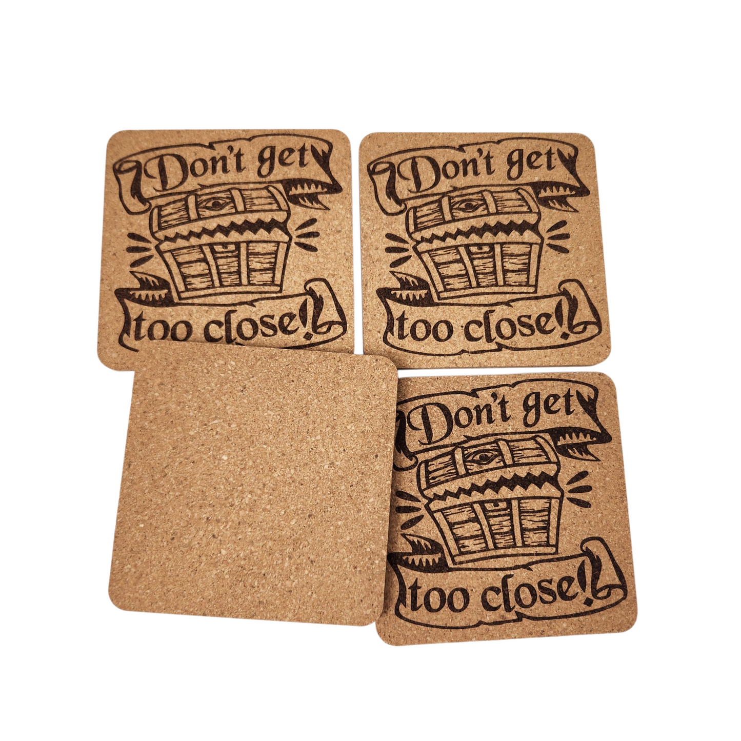 Mimic Cork Cup Coasters