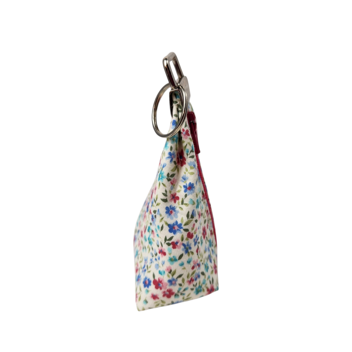 Grab and go small dice pouch with matching dice, floral design