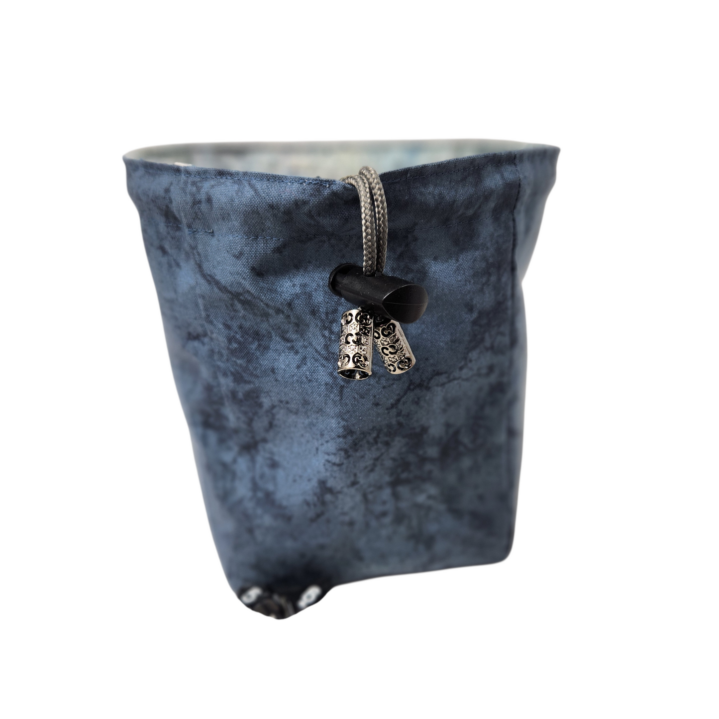 Dice bag with Ship and Roses, tabletop gaming bag