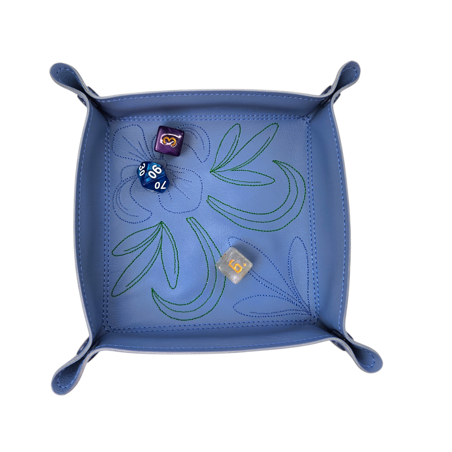 Iris flower dice tray