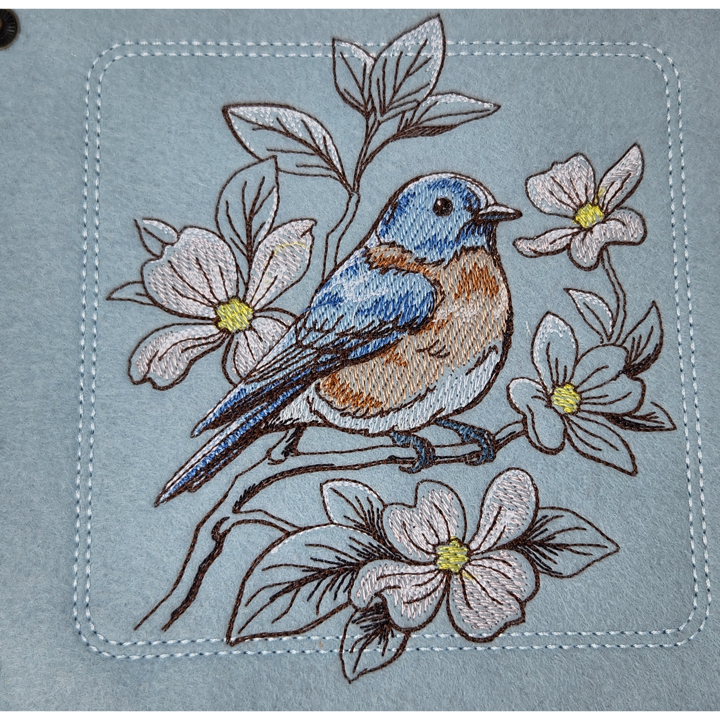 Blossom and Bluebird dice tray