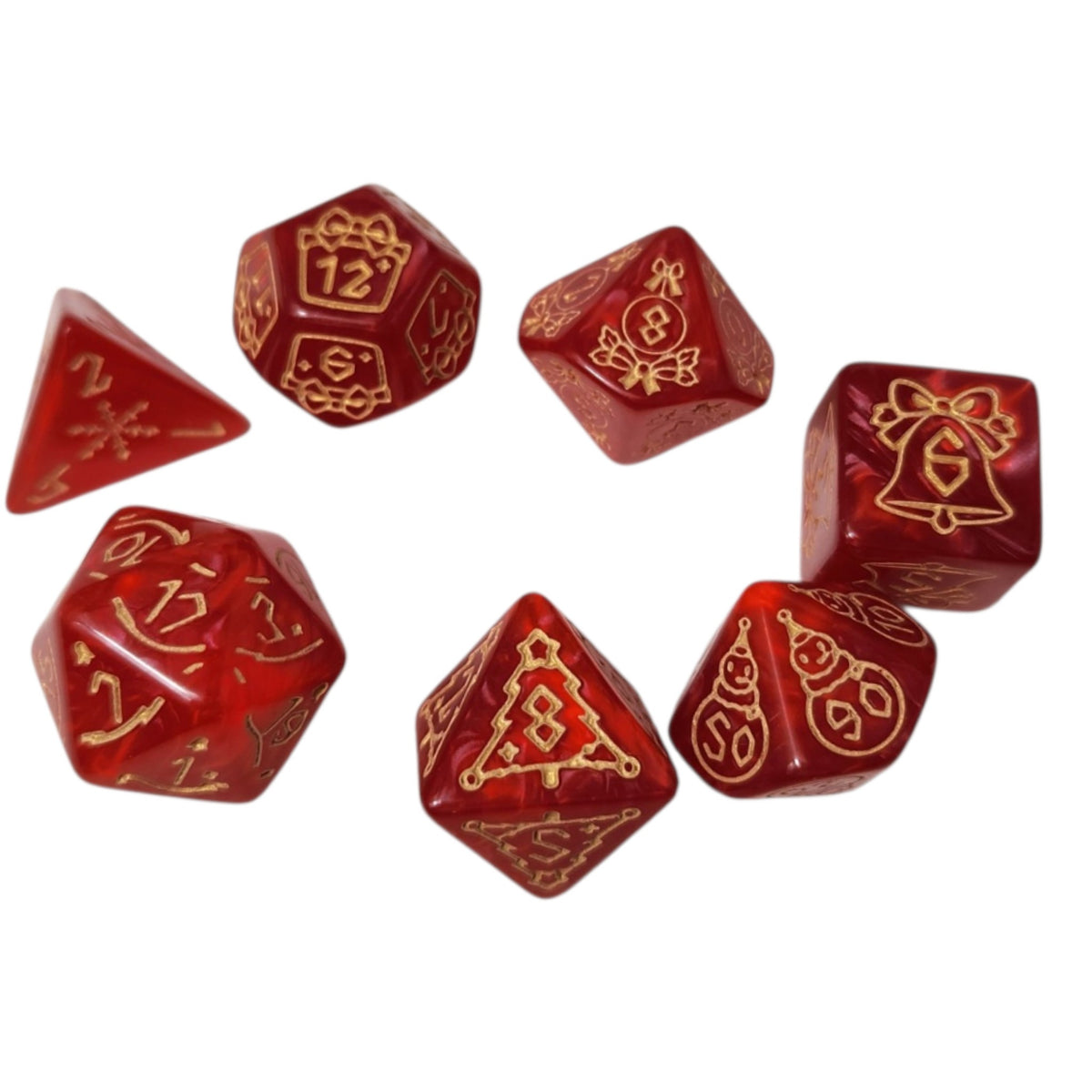 Christmas/holiday dice set