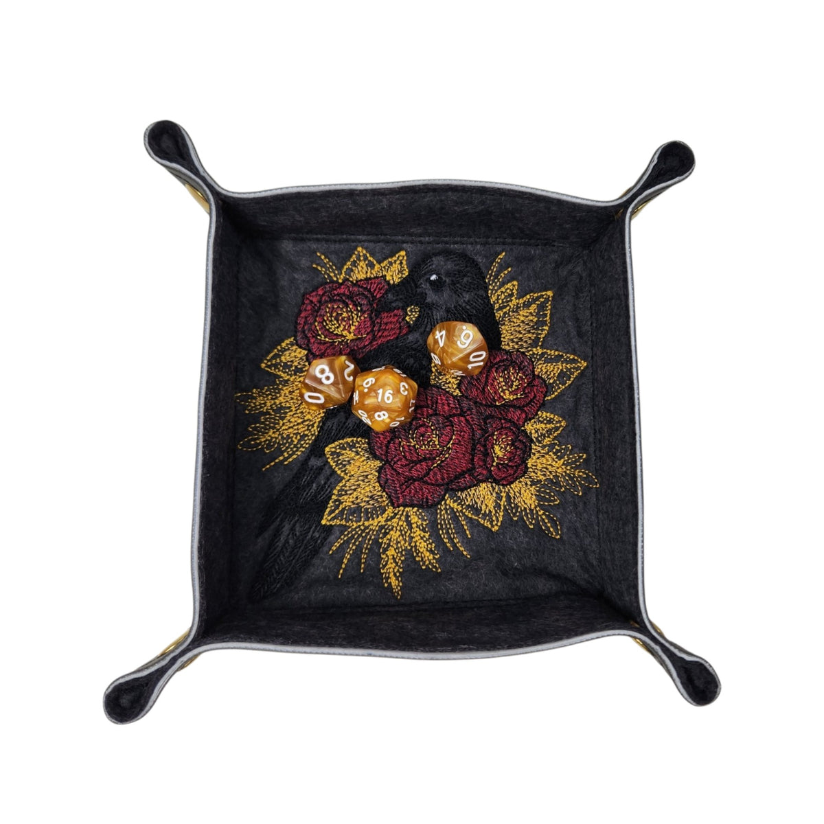 Raven and Rose dice tray