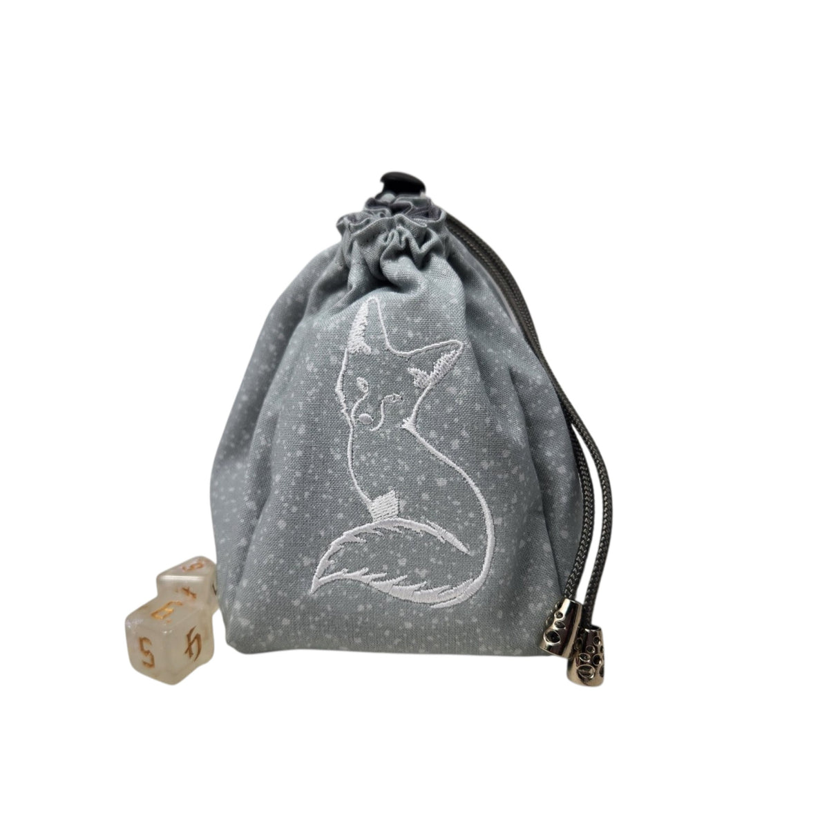 Snow Fox dice bag