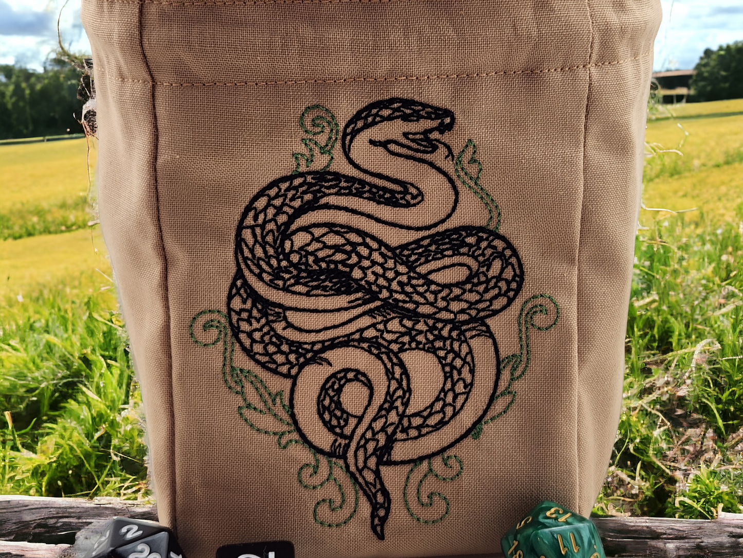 Serpent Dice Bag