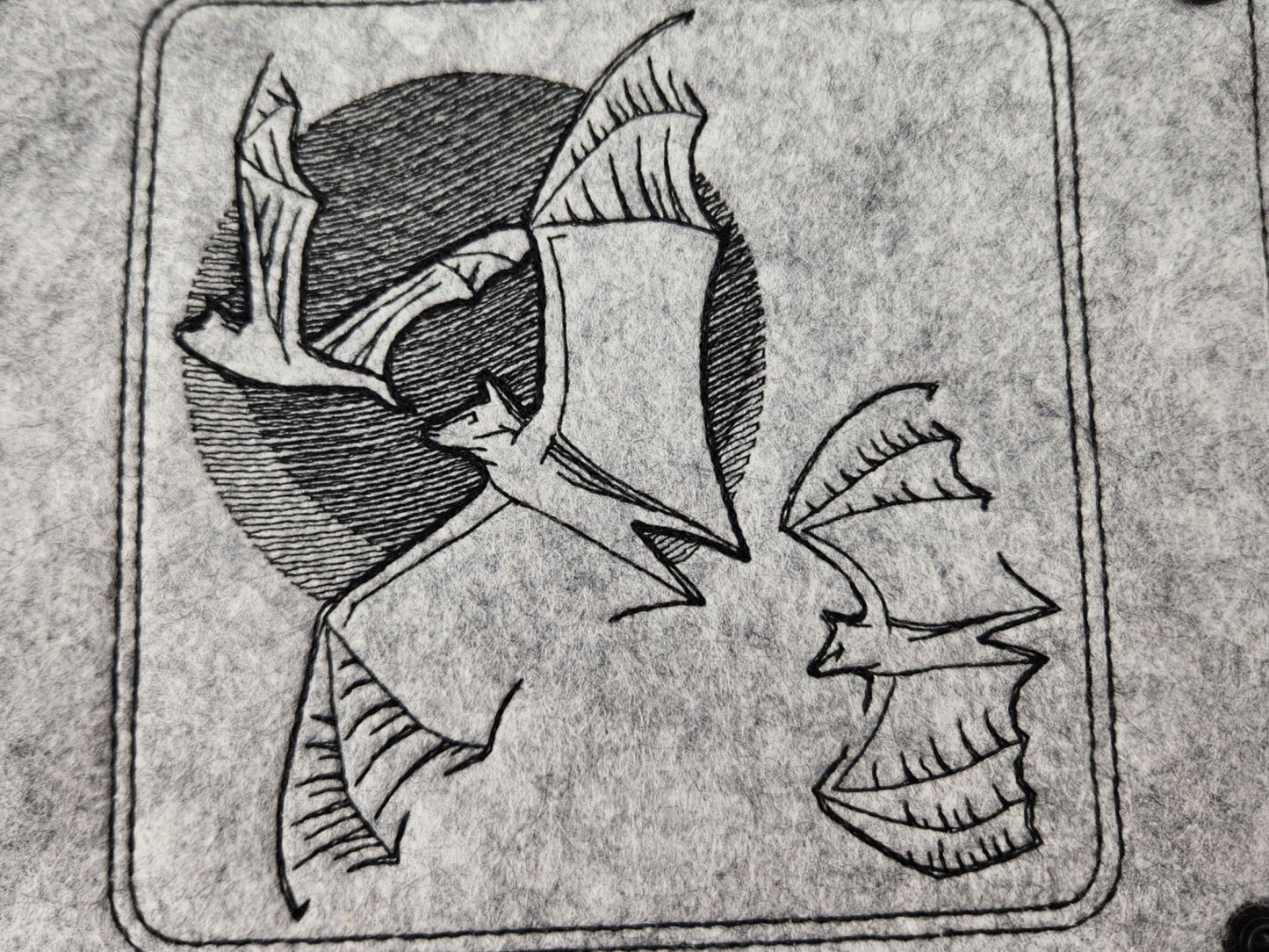 Bats in flight dice tray - Rowan Gate