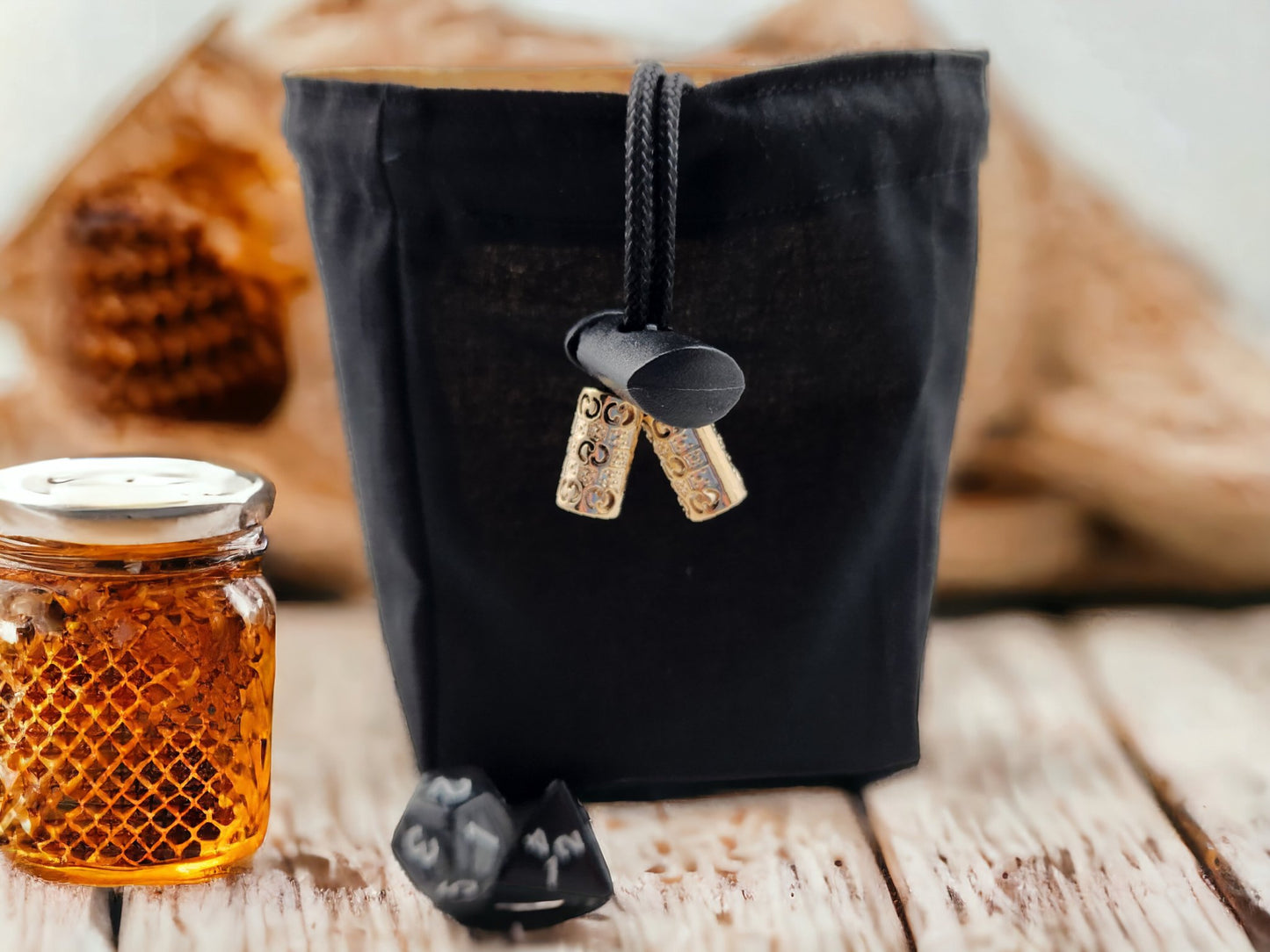 Bee in Flight Dice Bag - Rowan Gate