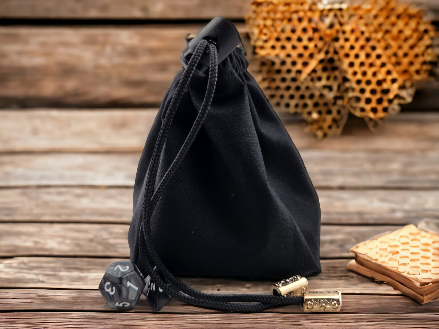 Bee in Flight Dice Bag - Rowan Gate
