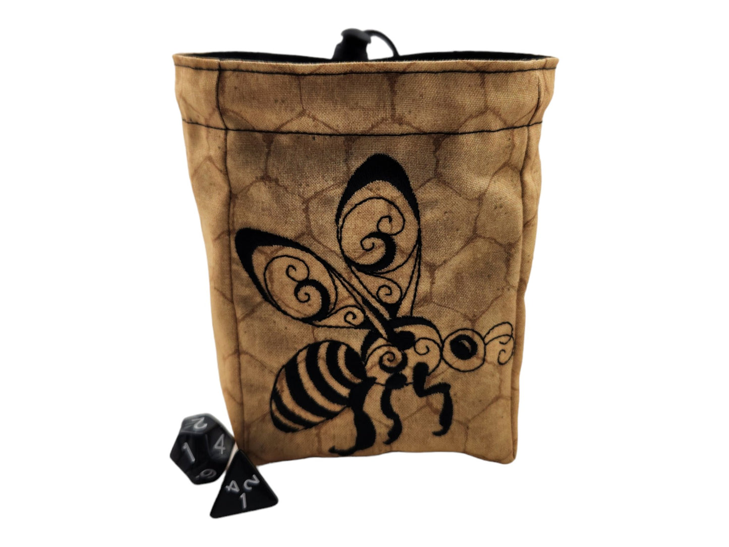 Bee in Flight Dice Bag - Rowan Gate