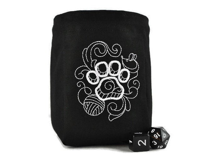 Cat Print Dice Bag - Rowan Gate