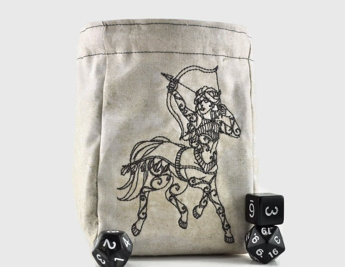 Centaur dice bag - Rowan Gate