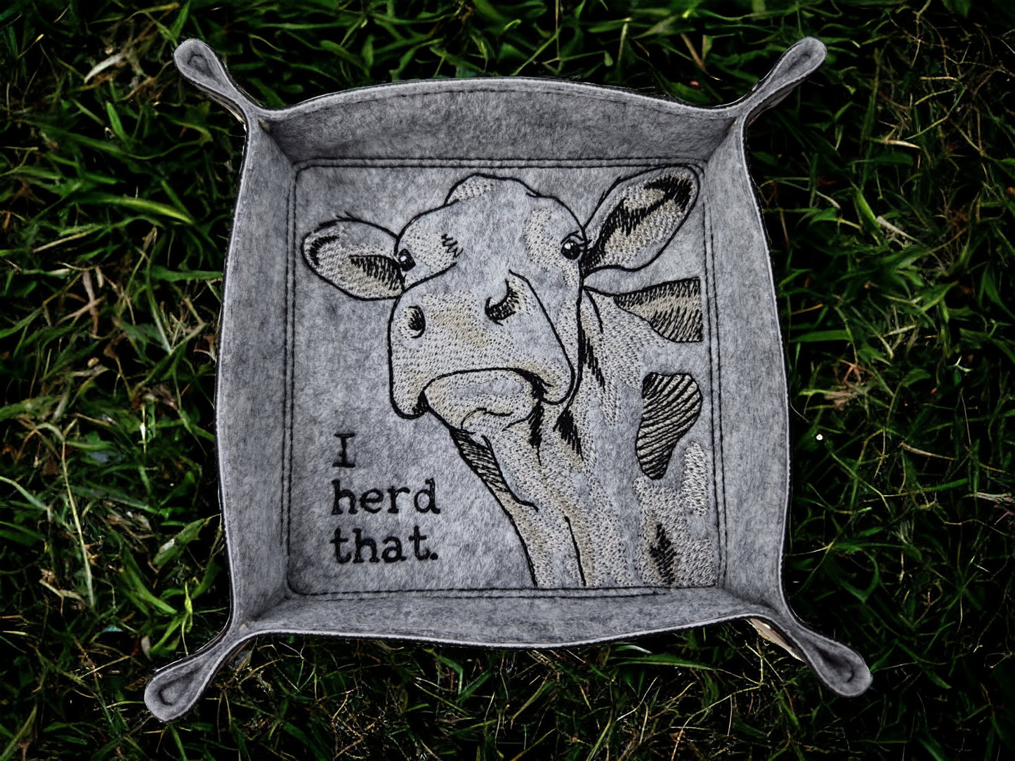 Cow dice tray - Rowan Gate