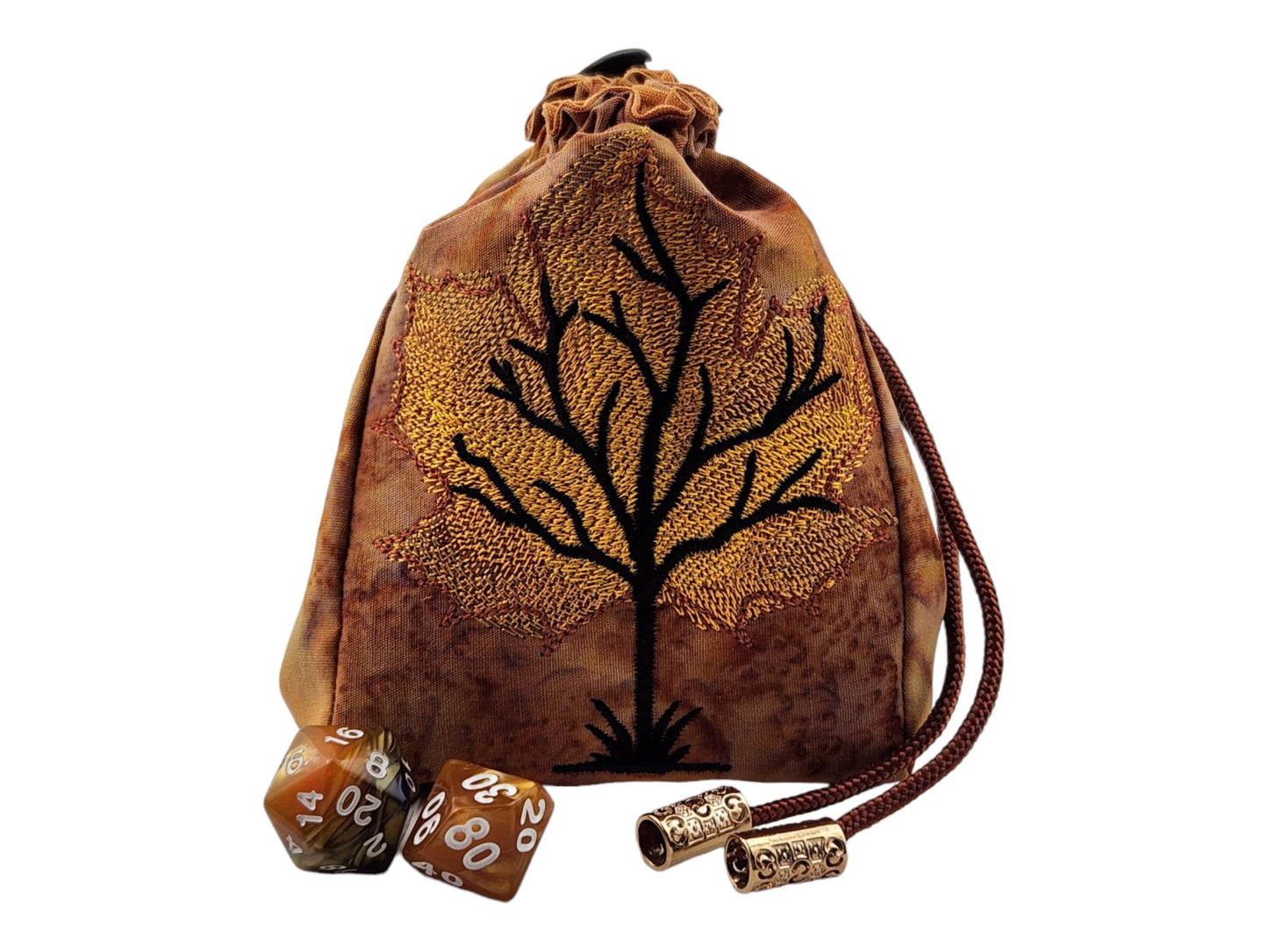 dnd dice bag, Maple Tree - Rowan Gate