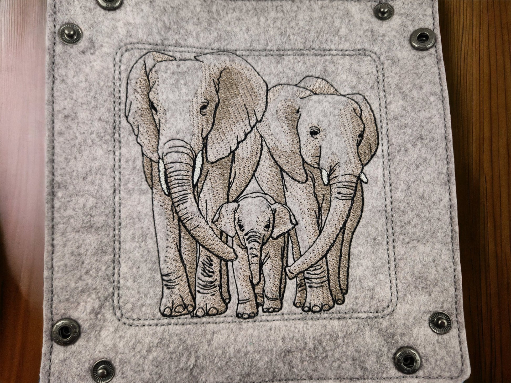 Elephant family dice tray - Rowan Gate