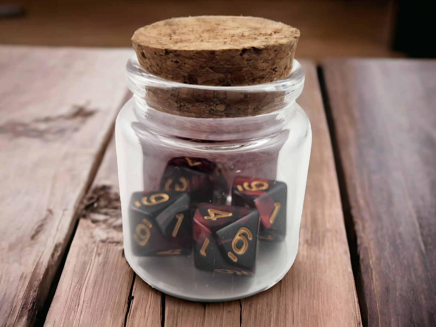 Fire Bolt spell dice jar - Rowan Gate