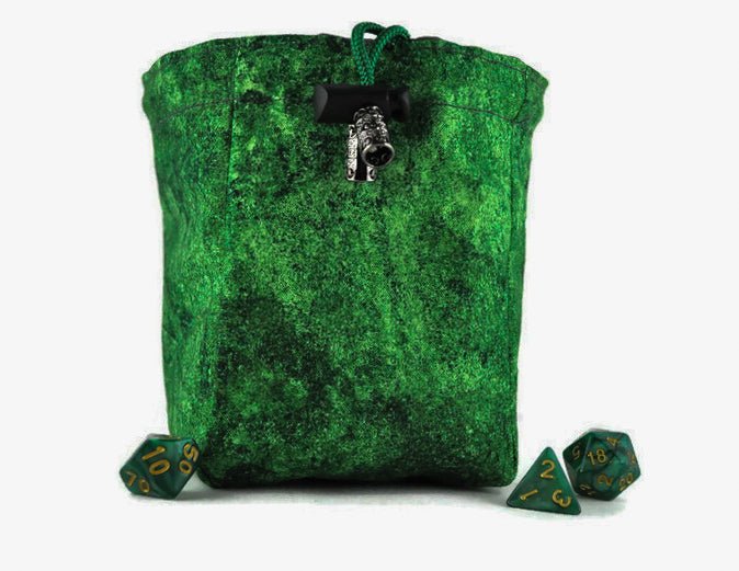 Green Wizard dice bag - Rowan Gate