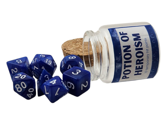 Heroism dice jar potion - Rowan Gate