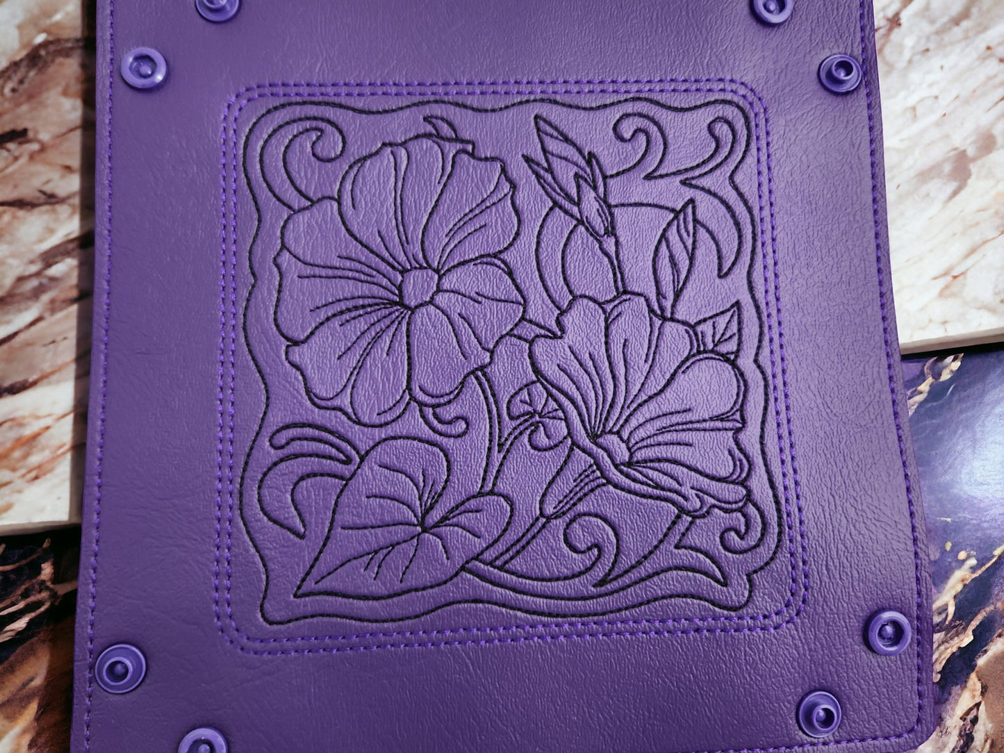 Morning Glory Flower dice tray - Rowan Gate