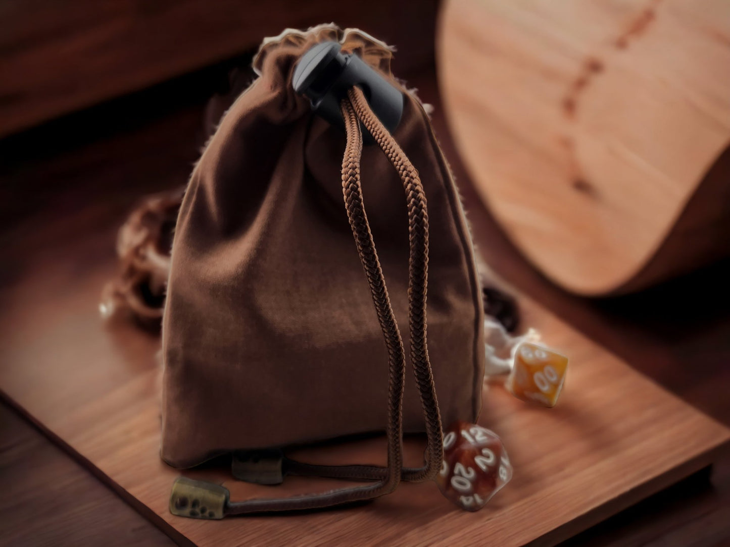 Owl familiar dice bag, - Rowan Gate