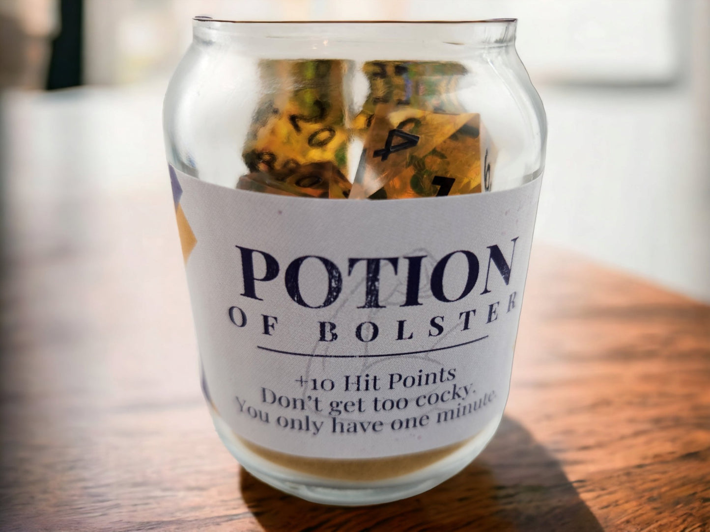 Potion of Bolster Sharp Resin Dice Set - Rowan Gate