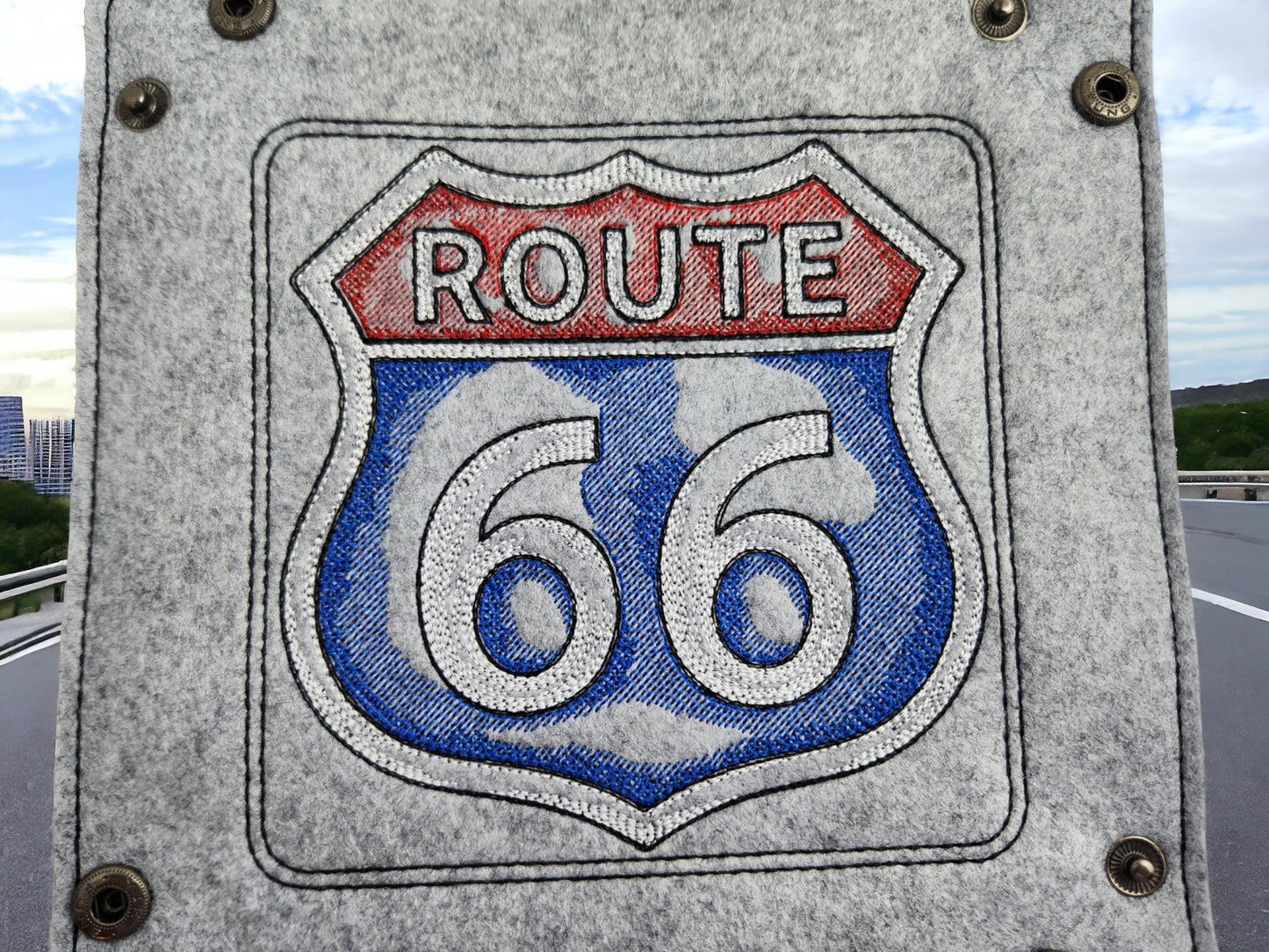 Route 66 sign dice tray - Rowan Gate