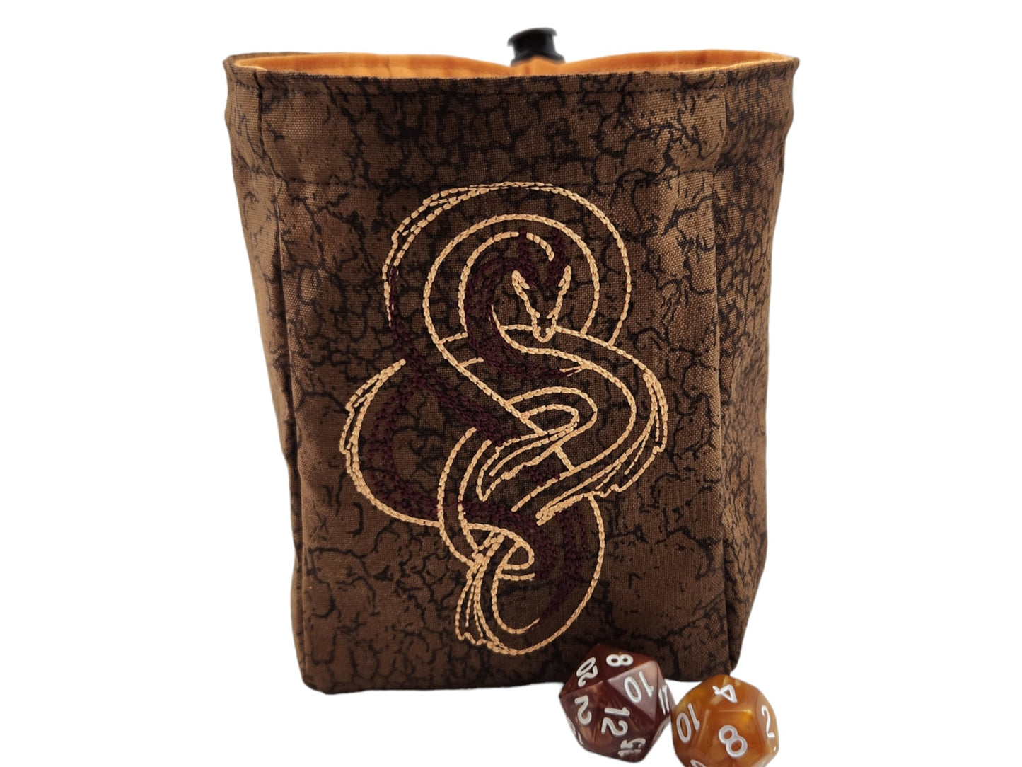 Skinny Dragon dice bag - Rowan Gate