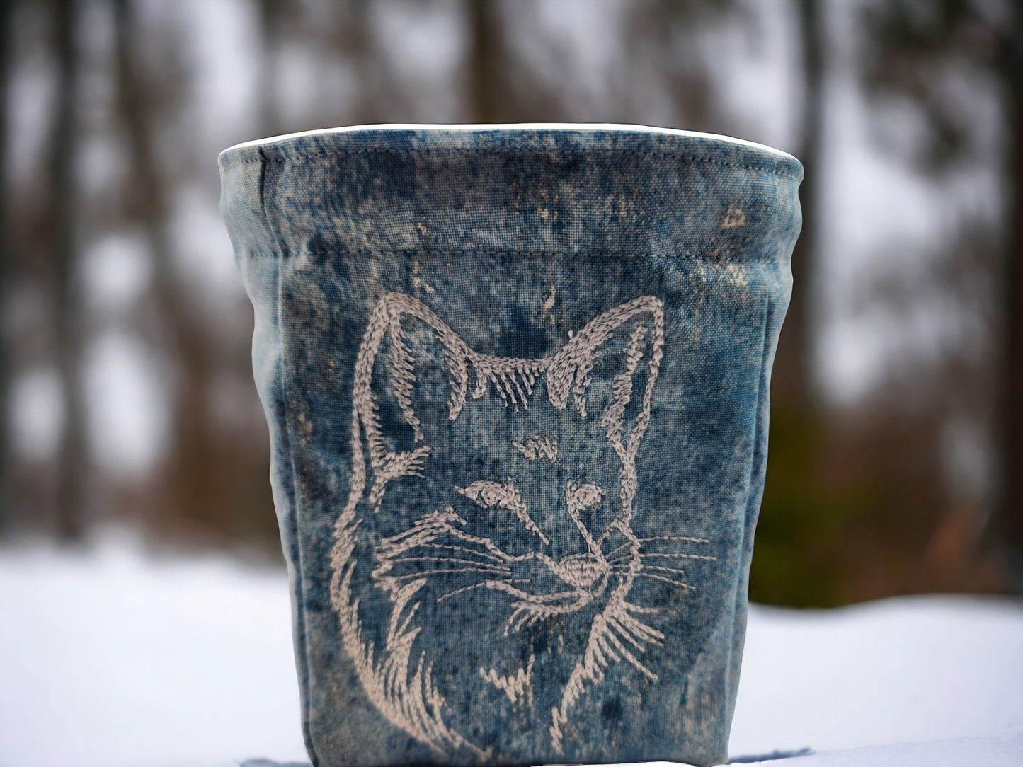 Snow Fox Dice Bag - Rowan Gate