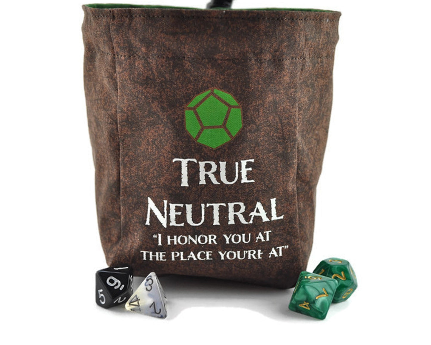 True Neutral Dice Bag - Rowan Gate