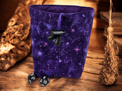 Crow and wand dice bag/ extra large